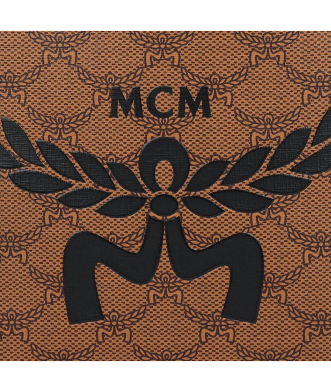 MCM Коричневая кожаная сумка через плечо, фото 5