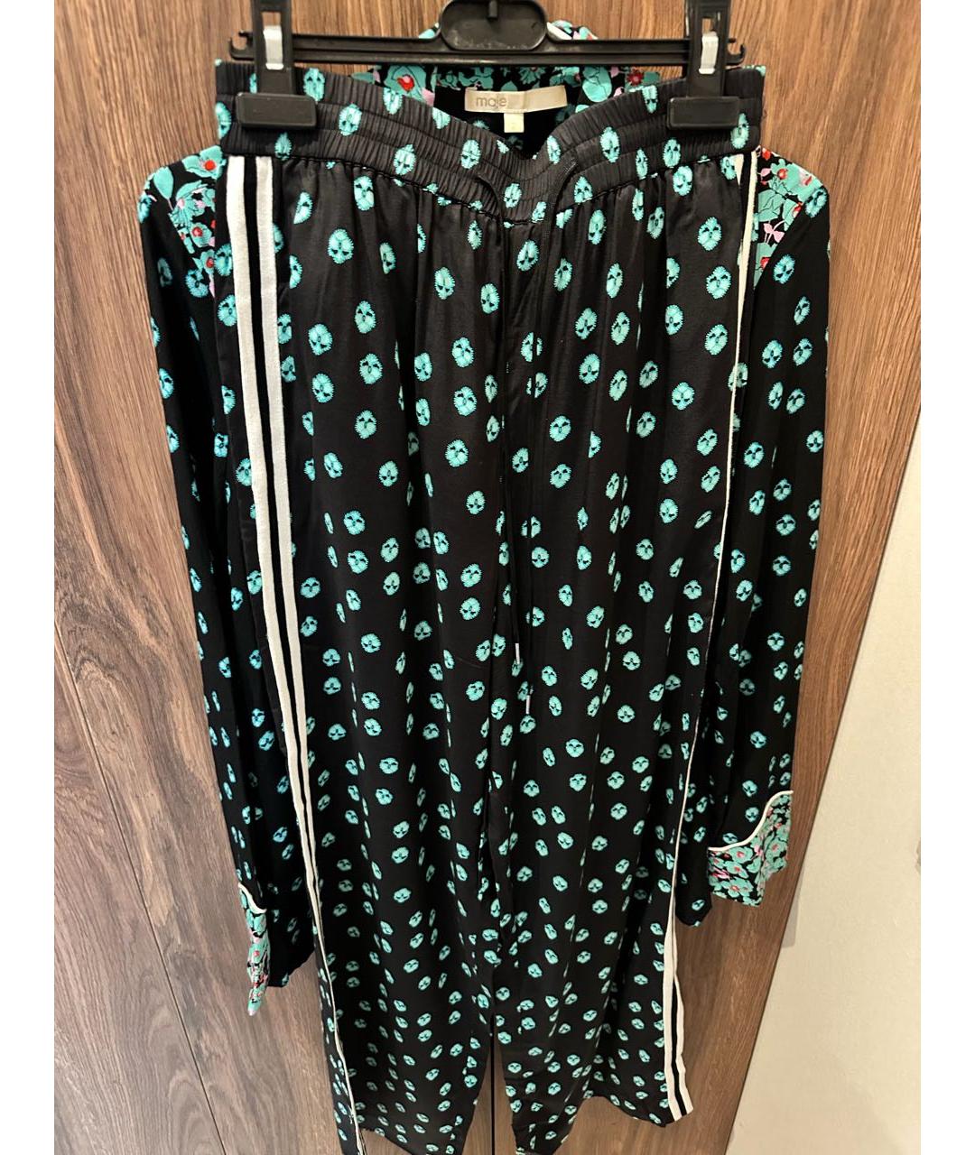 MAJE Черный хлопковый костюм с брюками, фото 4