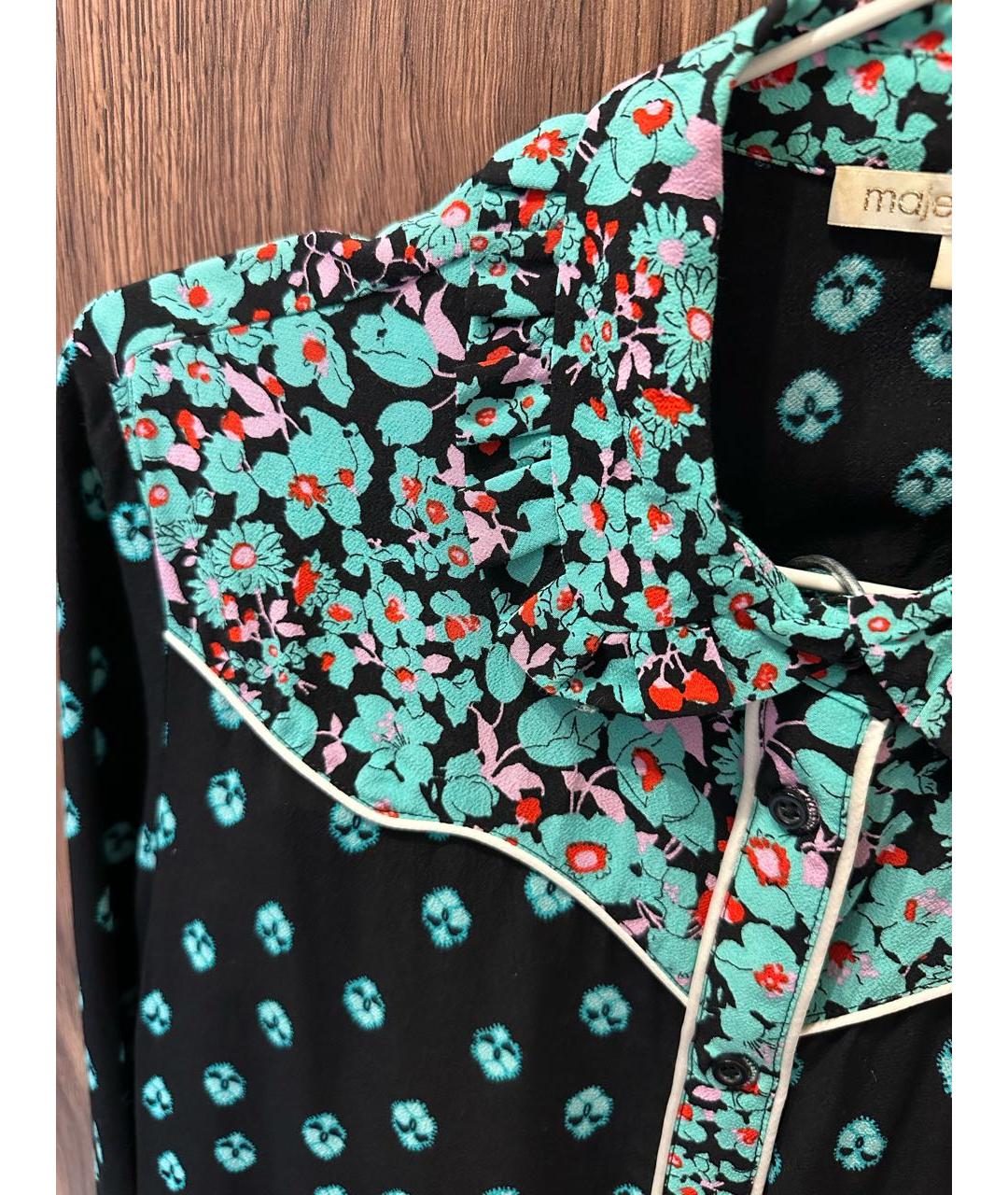 MAJE Черный хлопковый костюм с брюками, фото 5