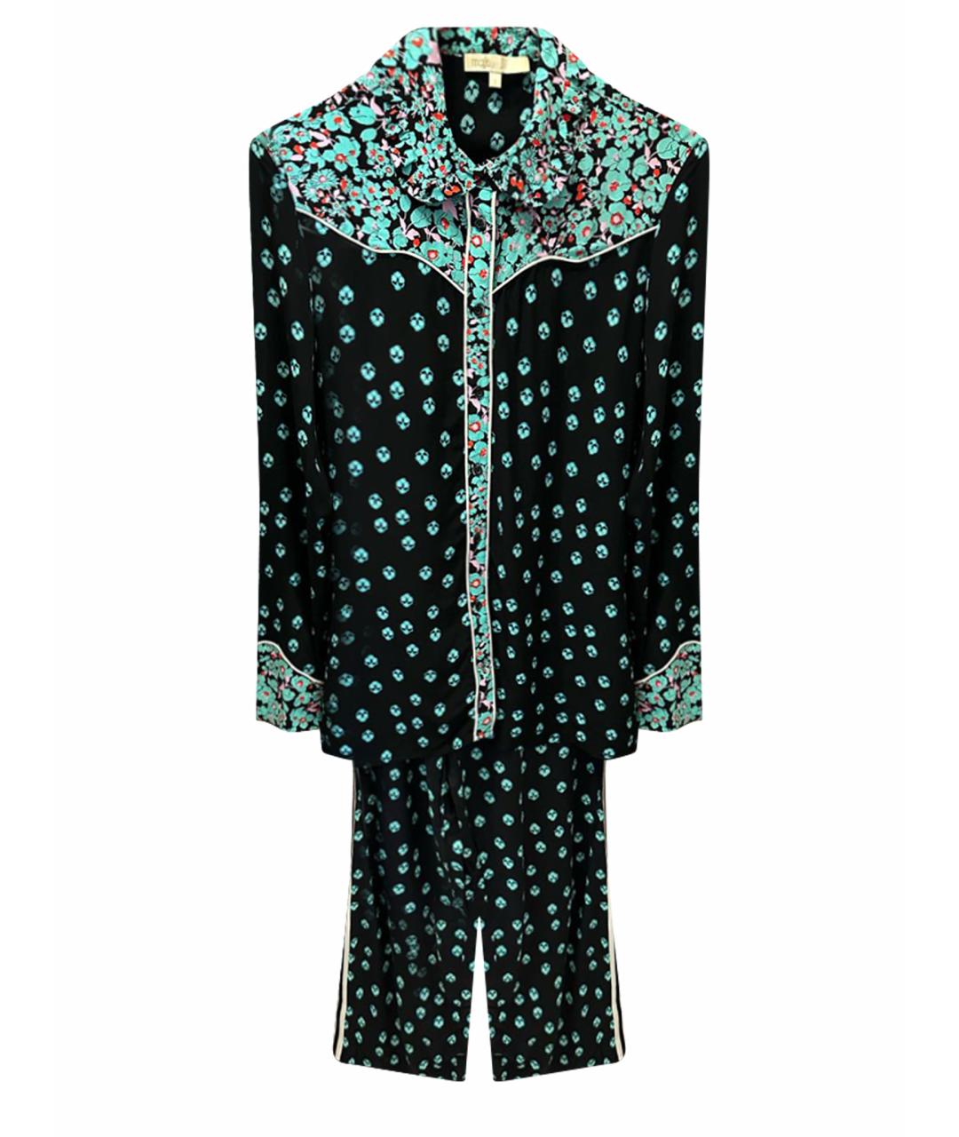 MAJE Черный хлопковый костюм с брюками, фото 1
