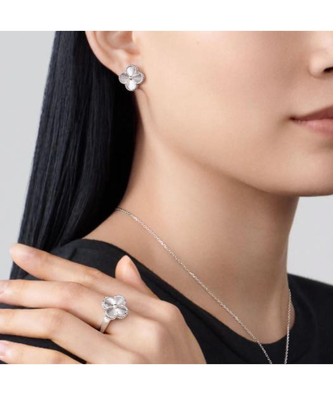 VAN CLEEF & ARPELS Серьги из белого золота, фото 3