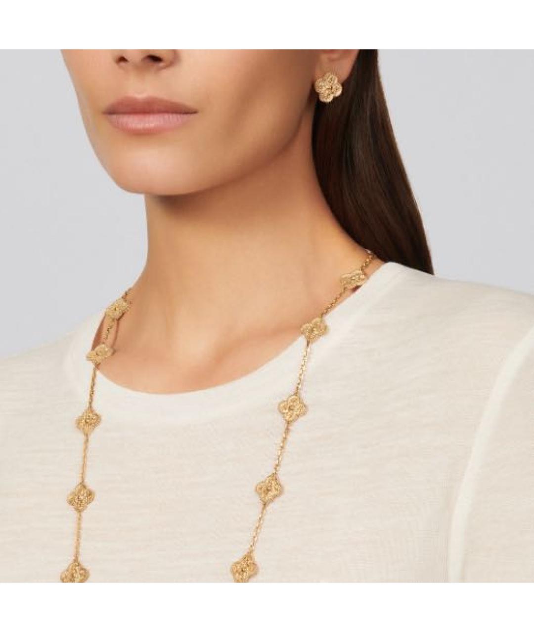 VAN CLEEF & ARPELS Золотые серьги, фото 3