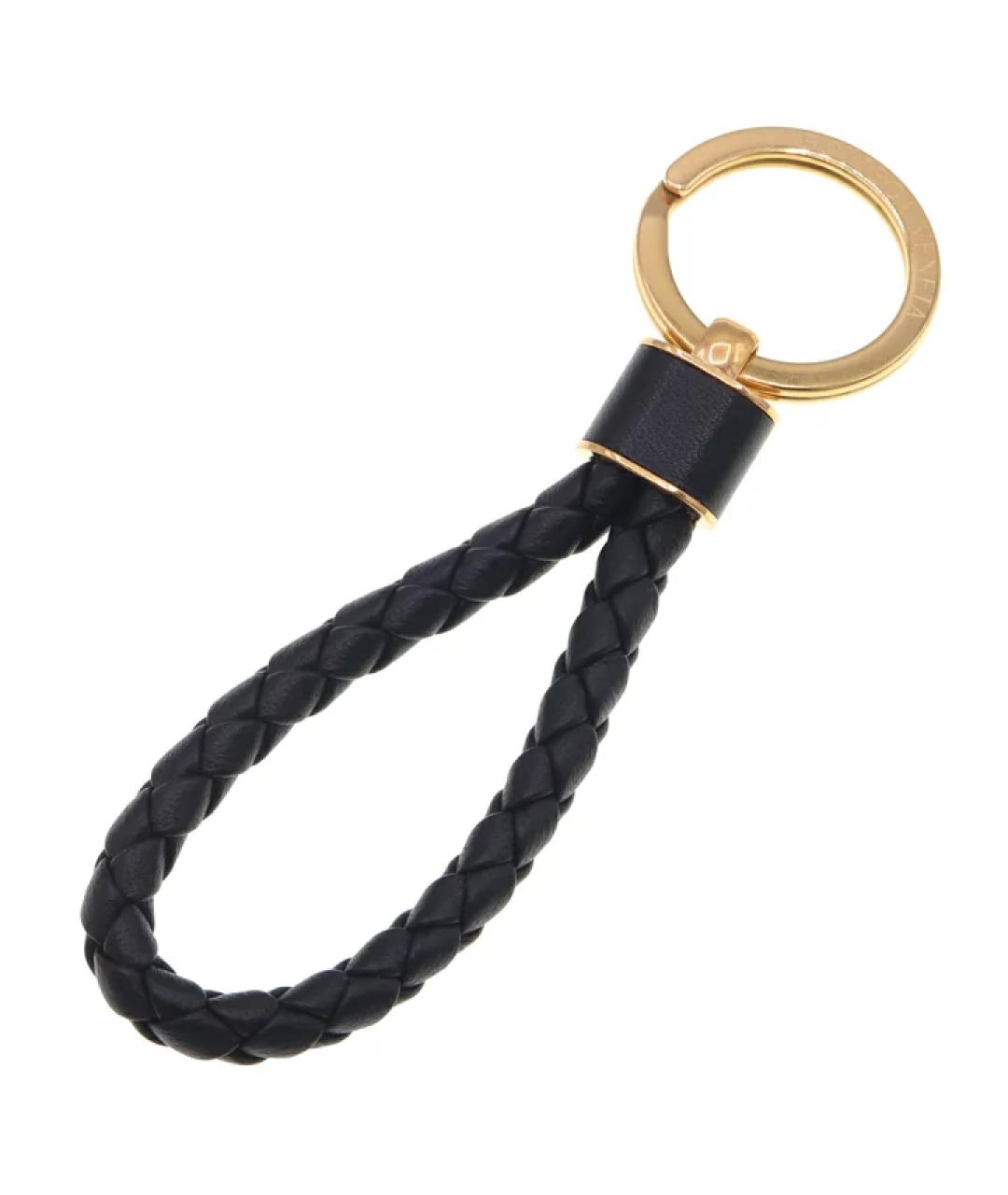 BOTTEGA VENETA Черный брелок, фото 1