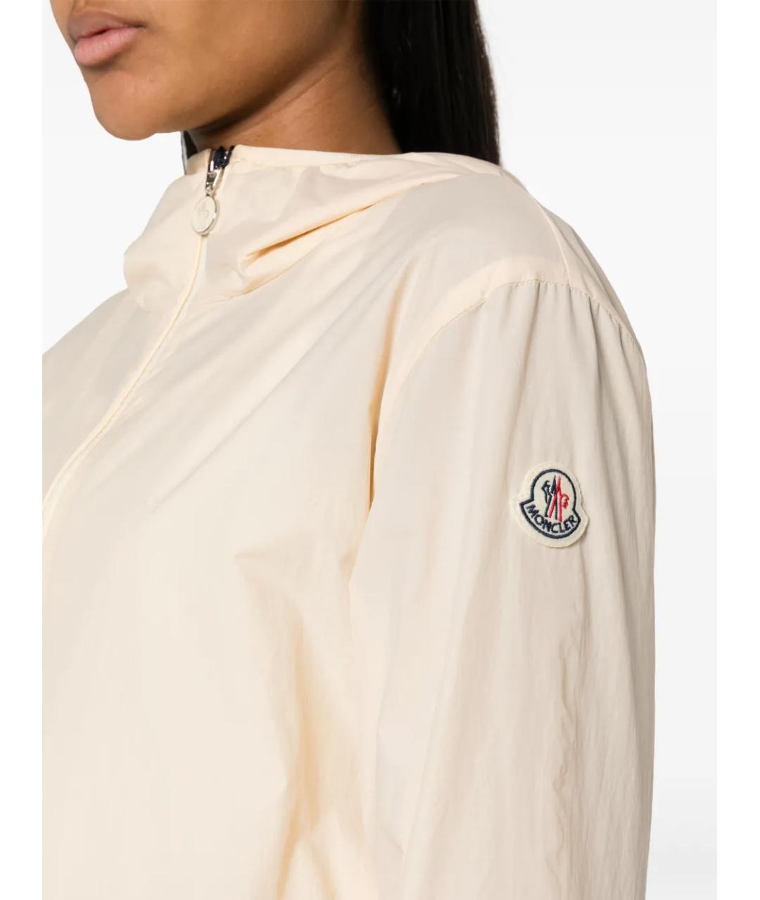 MONCLER Белая куртка, фото 2