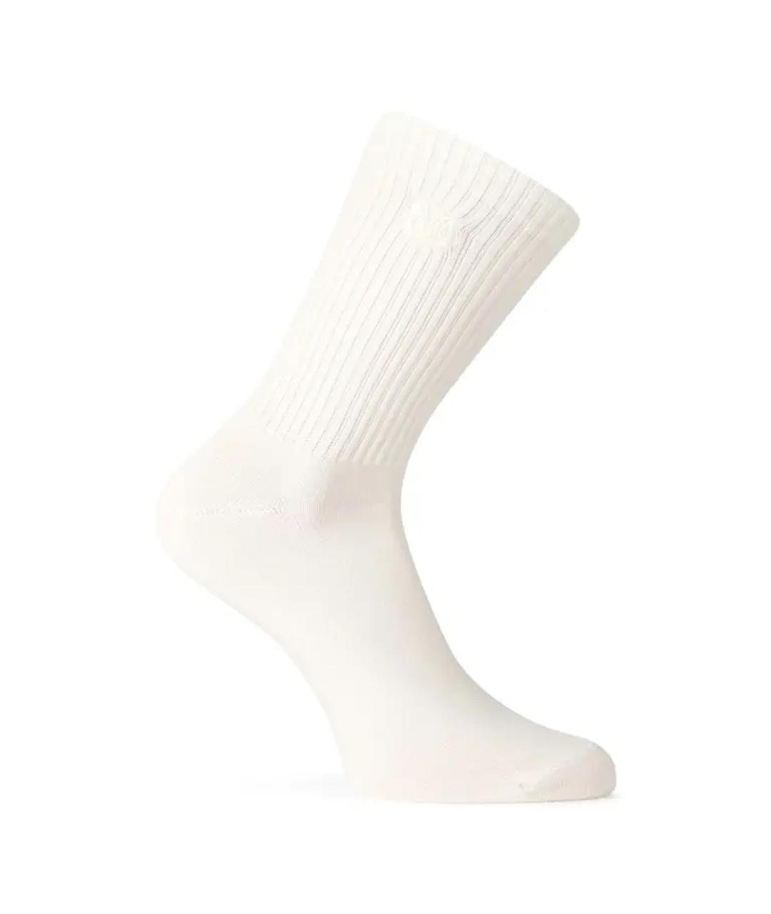 CELINE Бежевые носки, чулки и колготы, фото 3