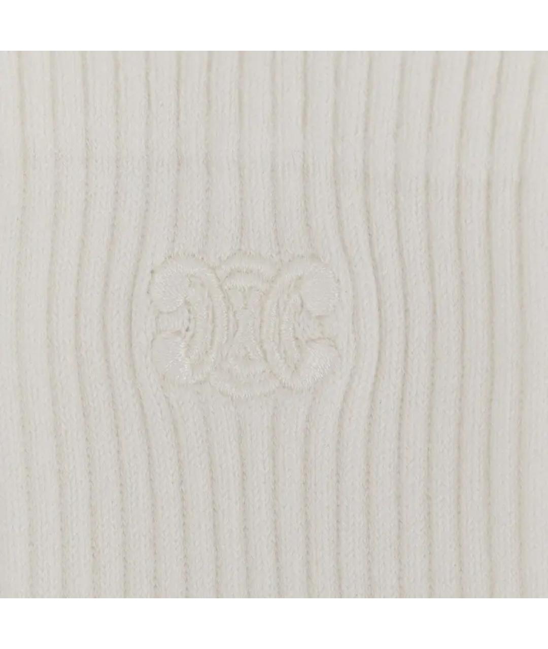 CELINE Бежевые носки, чулки и колготы, фото 2