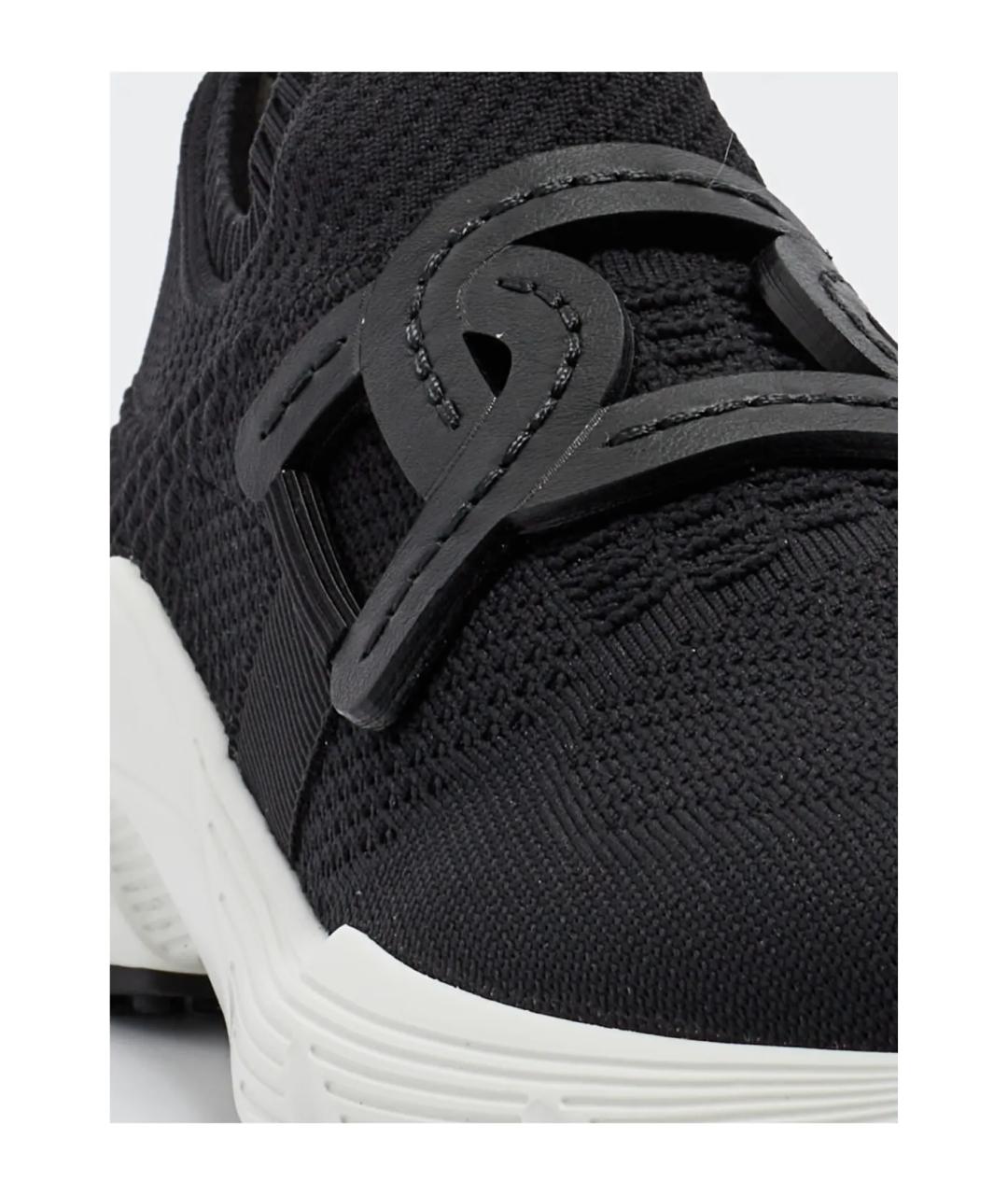 TOD'S Черные синтетические кроссовки, фото 3