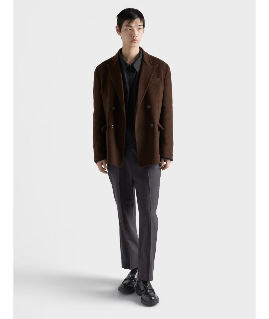 PRADA Черные кожаные лоферы, фото 7