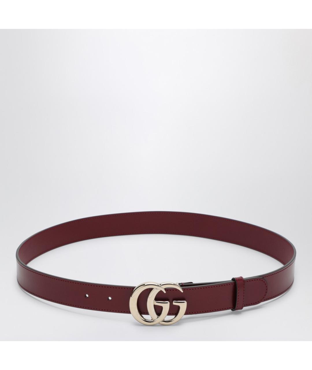 GUCCI Красный кожаный ремень, фото 2