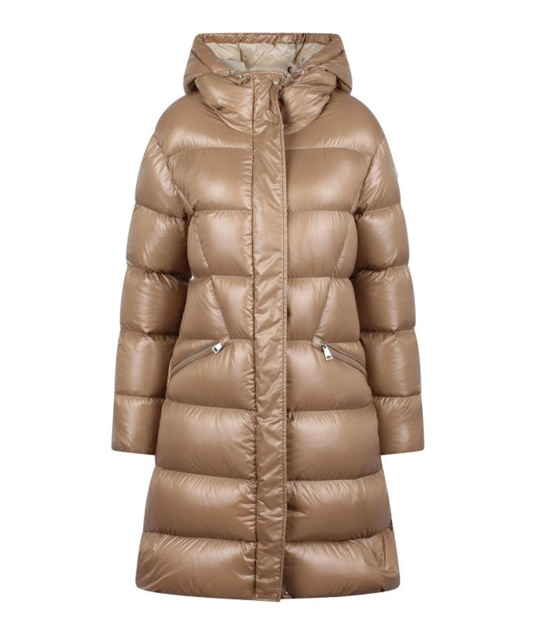 MONCLER Бежевое пальто, фото 1