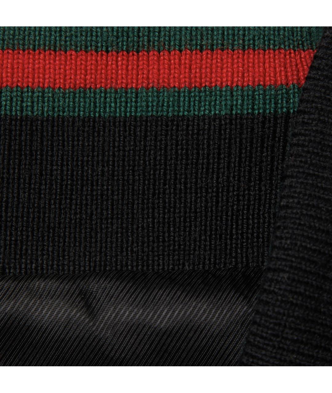 GUCCI Черная кожаная куртка, фото 4