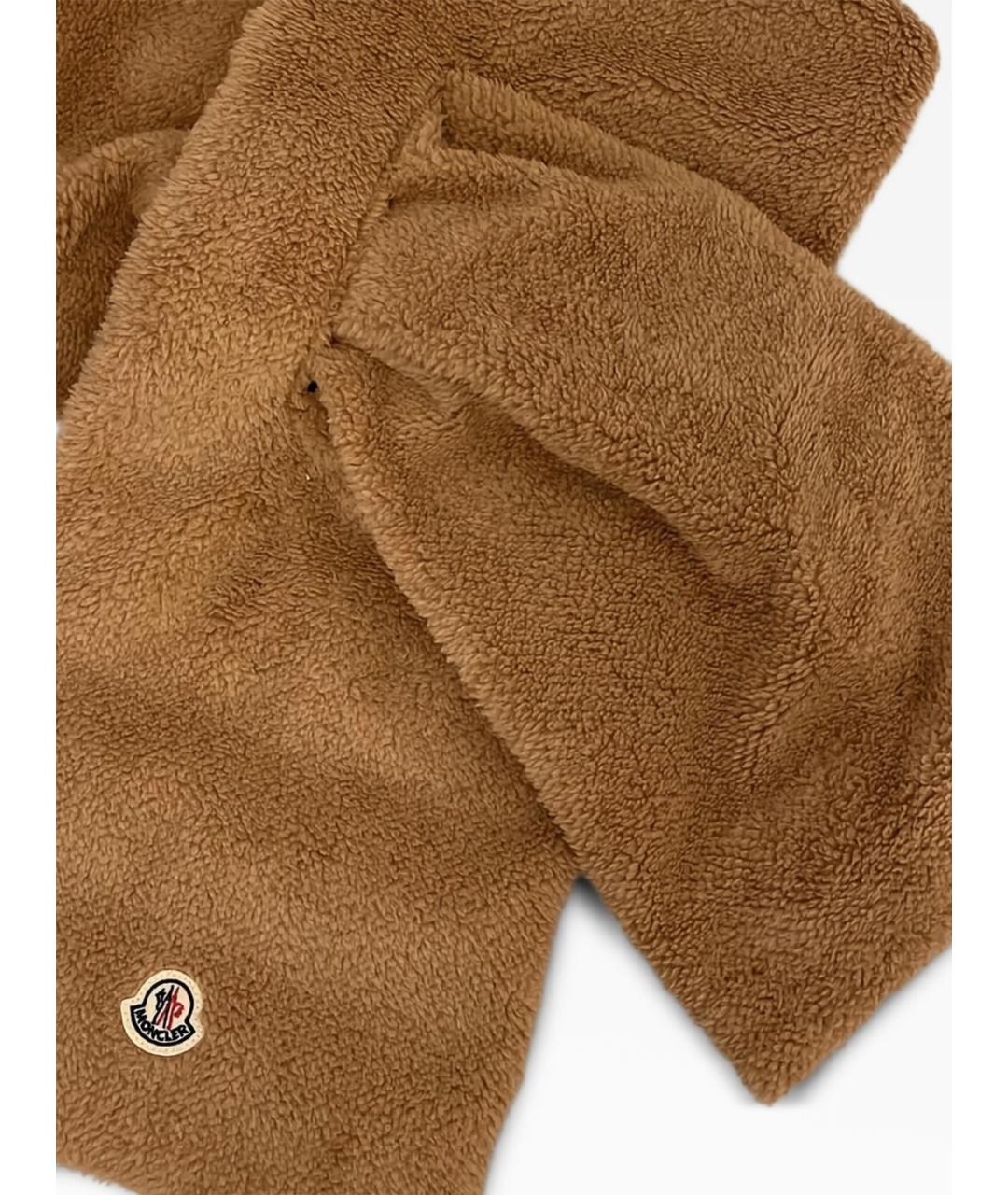 MONCLER Бежевый шарф, фото 2