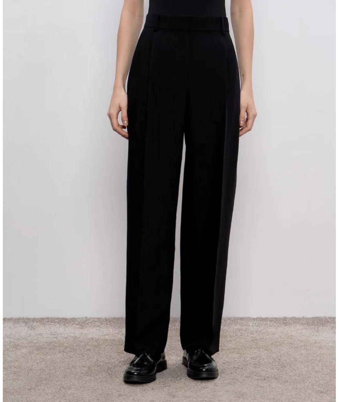 THE ROW Черные прямые брюки, фото 2