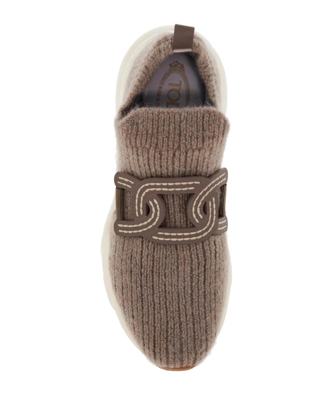 TOD'S Бежевые кроссовки, фото 2