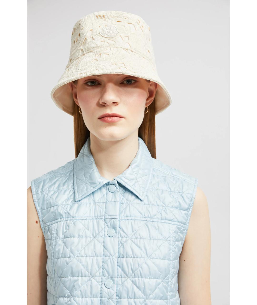 MONCLER Бежевая хлопковая панама, фото 2