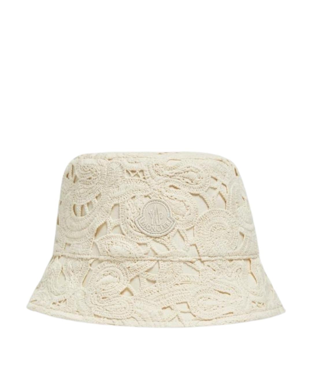 MONCLER Бежевая хлопковая панама, фото 1