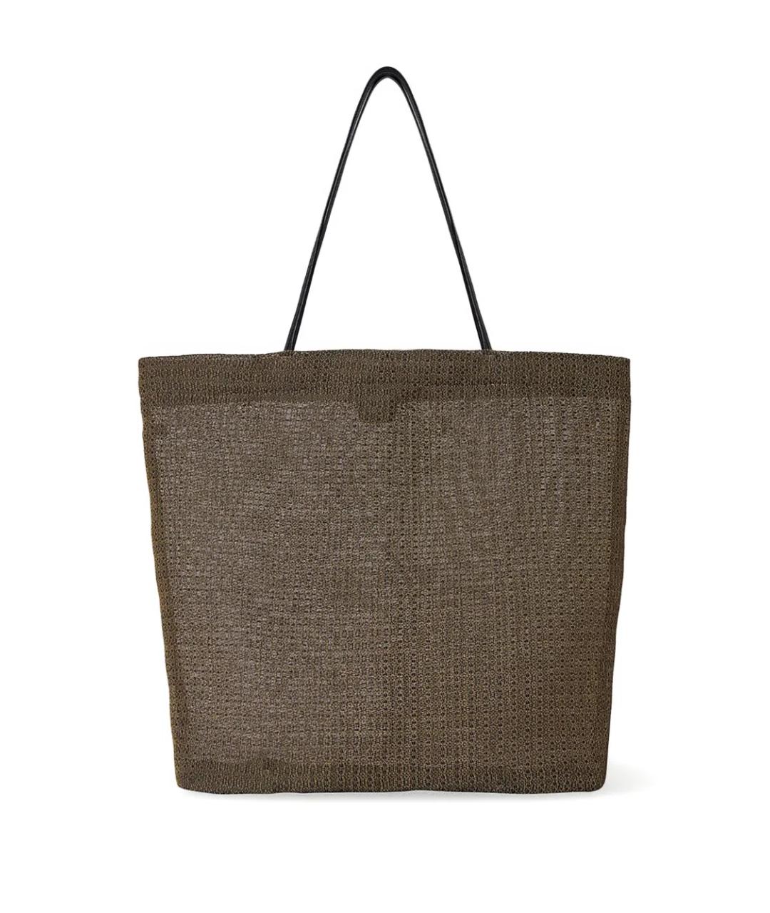 THE ROW Коричневая тканевая сумка через плечо, фото 1