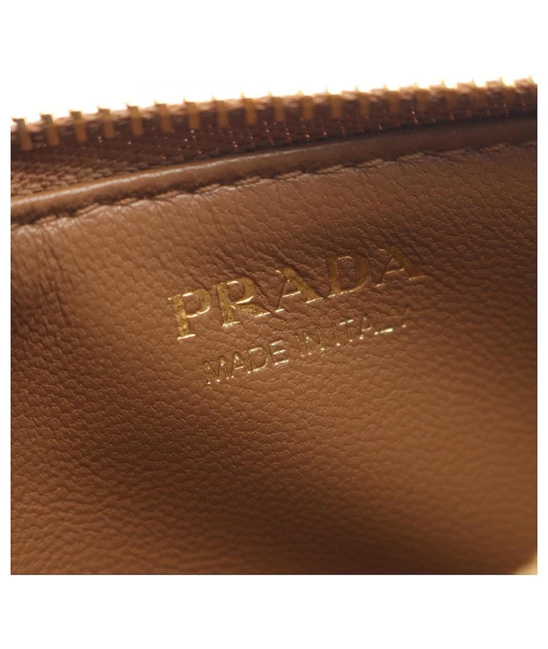 PRADA Коричневый кошелек, фото 2