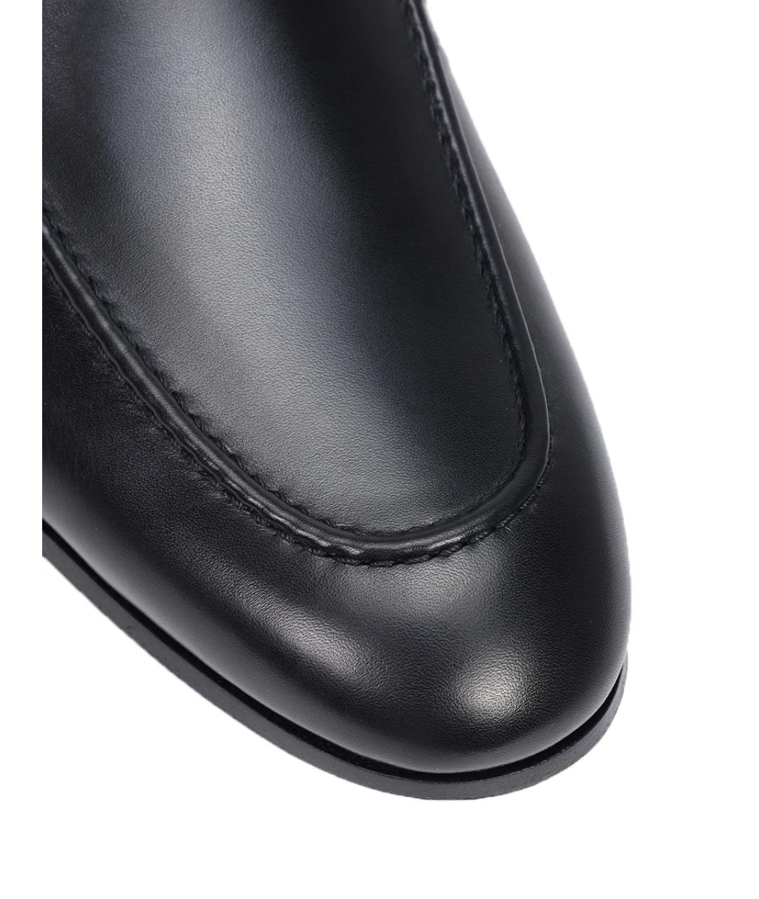 GUCCI Черные кожаные лоферы, фото 5