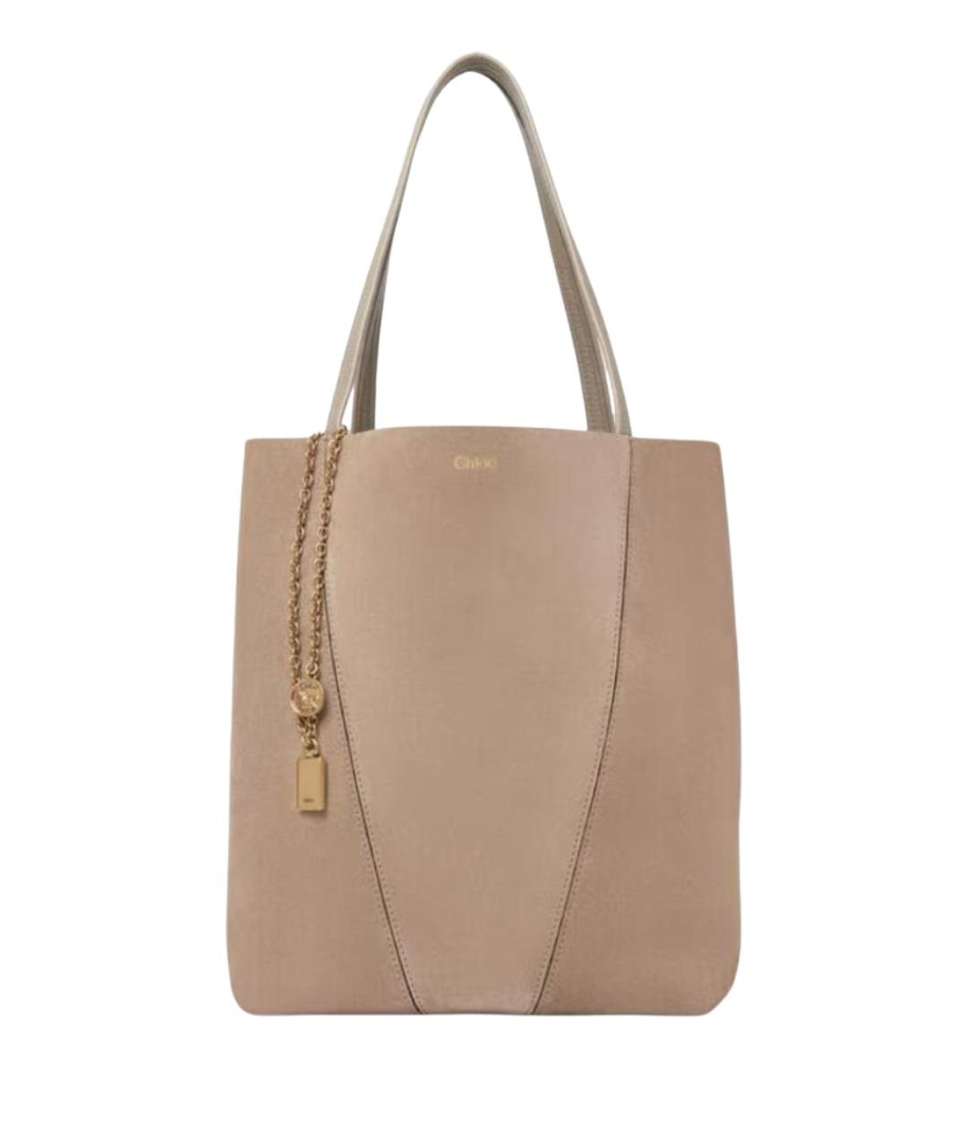 CHLOE Замшевая сумка тоут, фото 1