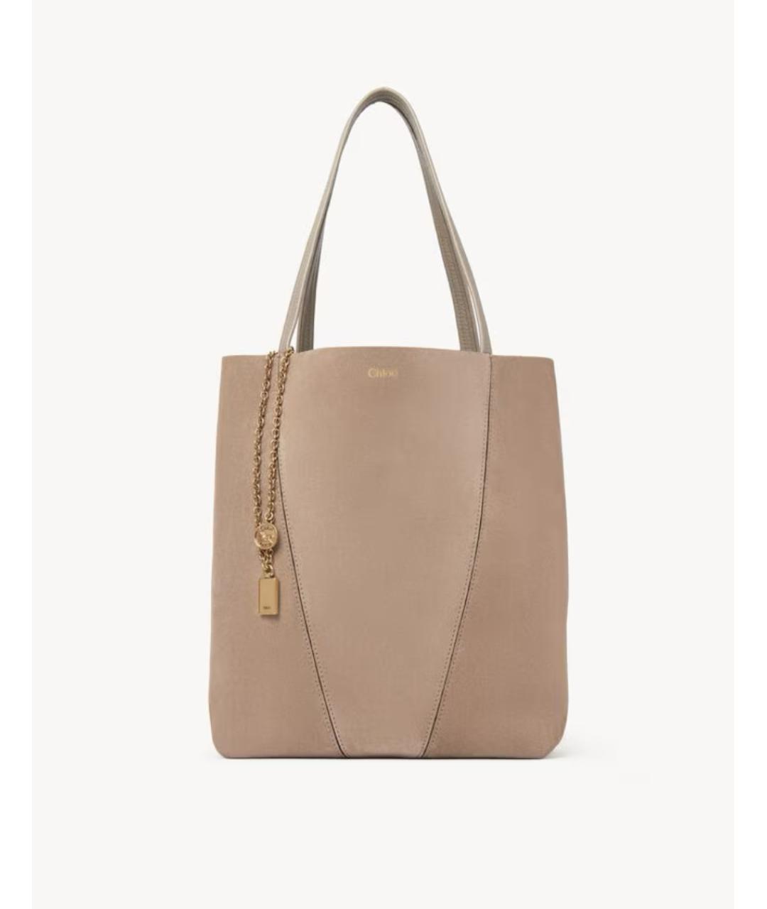 CHLOE Замшевая сумка тоут, фото 8