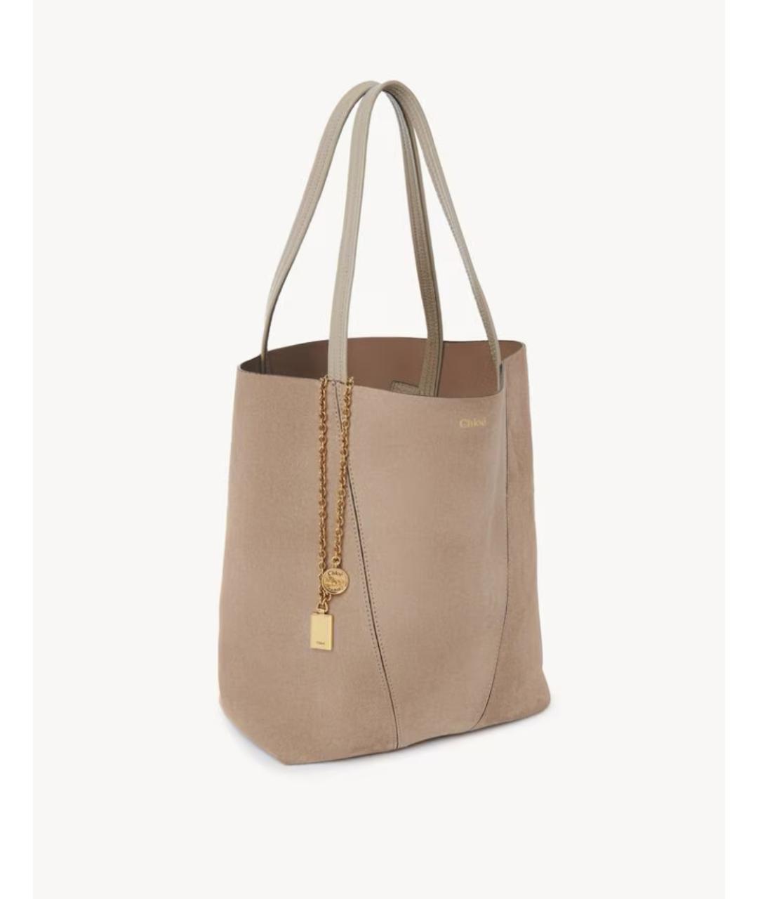 CHLOE Замшевая сумка тоут, фото 5