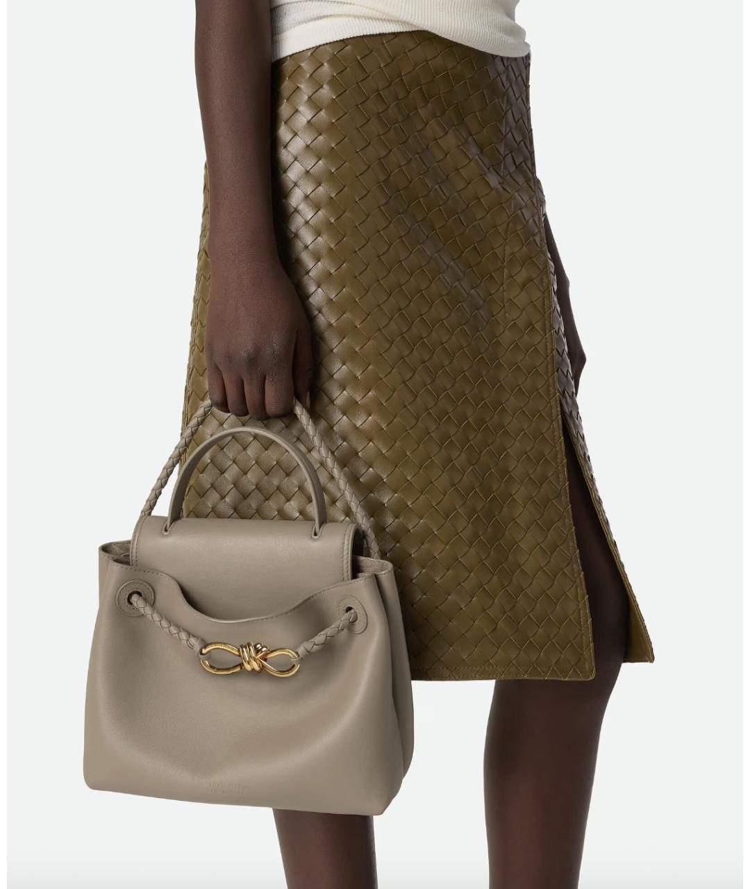 BOTTEGA VENETA Антрацитовая сумка через плечо, фото 8