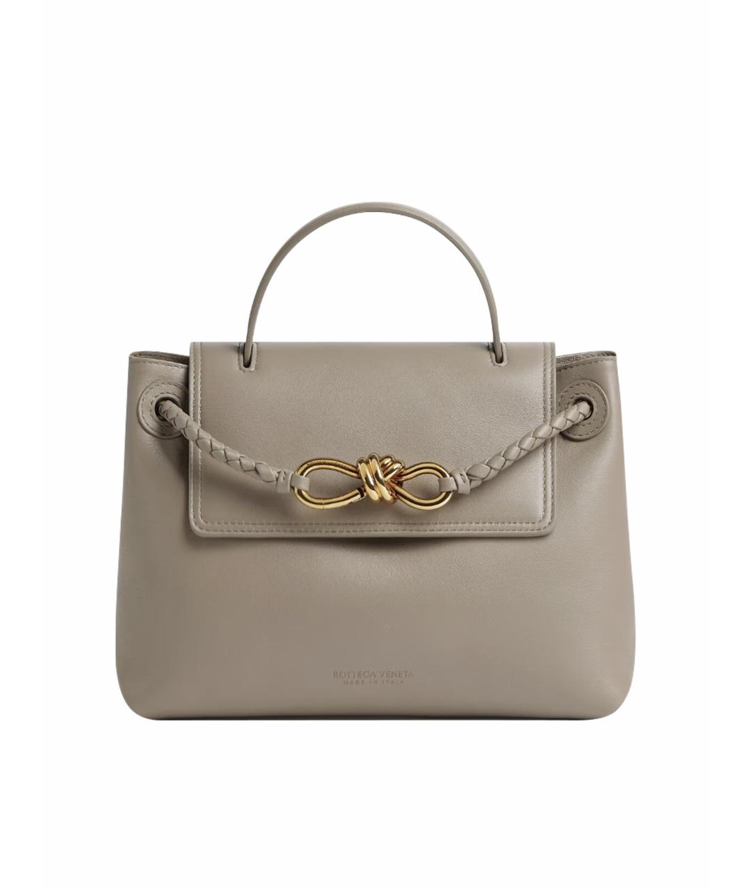 BOTTEGA VENETA Антрацитовая сумка через плечо, фото 1