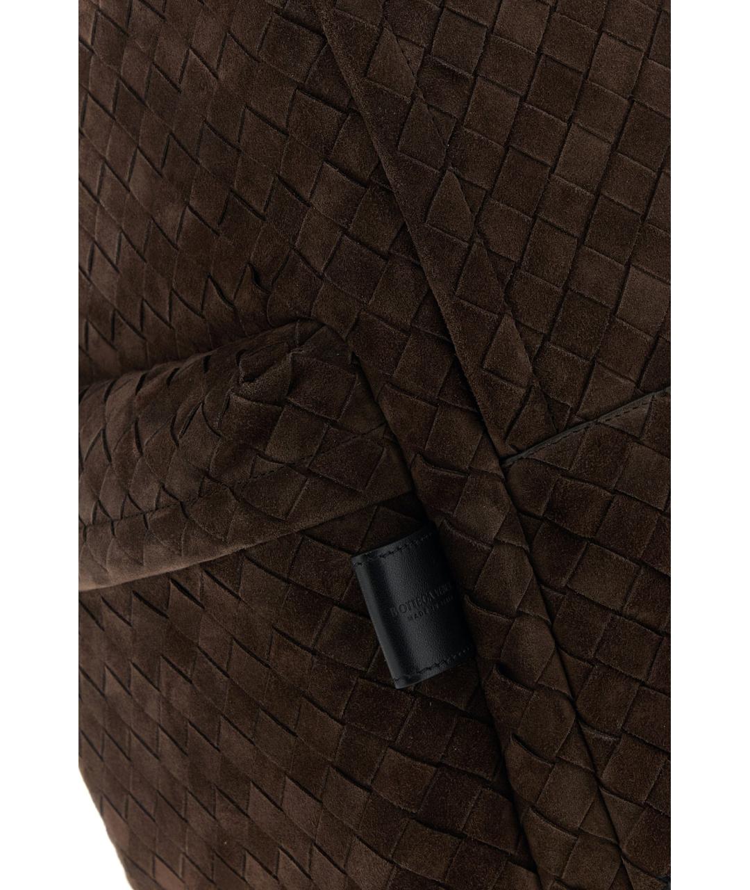 BOTTEGA VENETA Коричневый замшевый рюкзак, фото 4