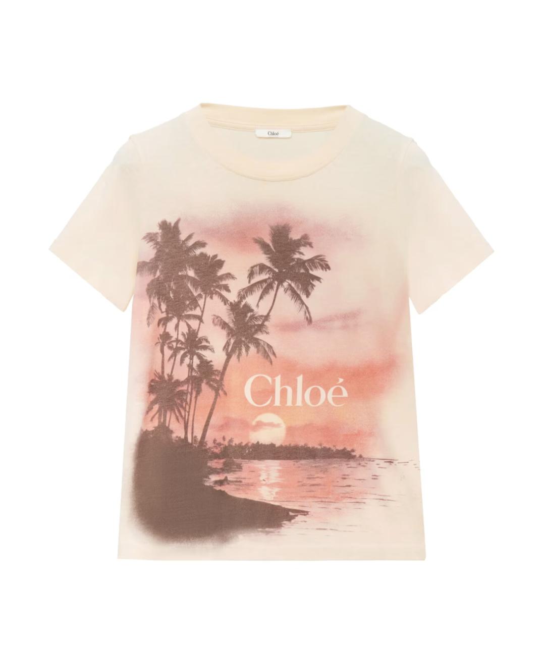 CHLOE Мульти хлопковая футболка, фото 1