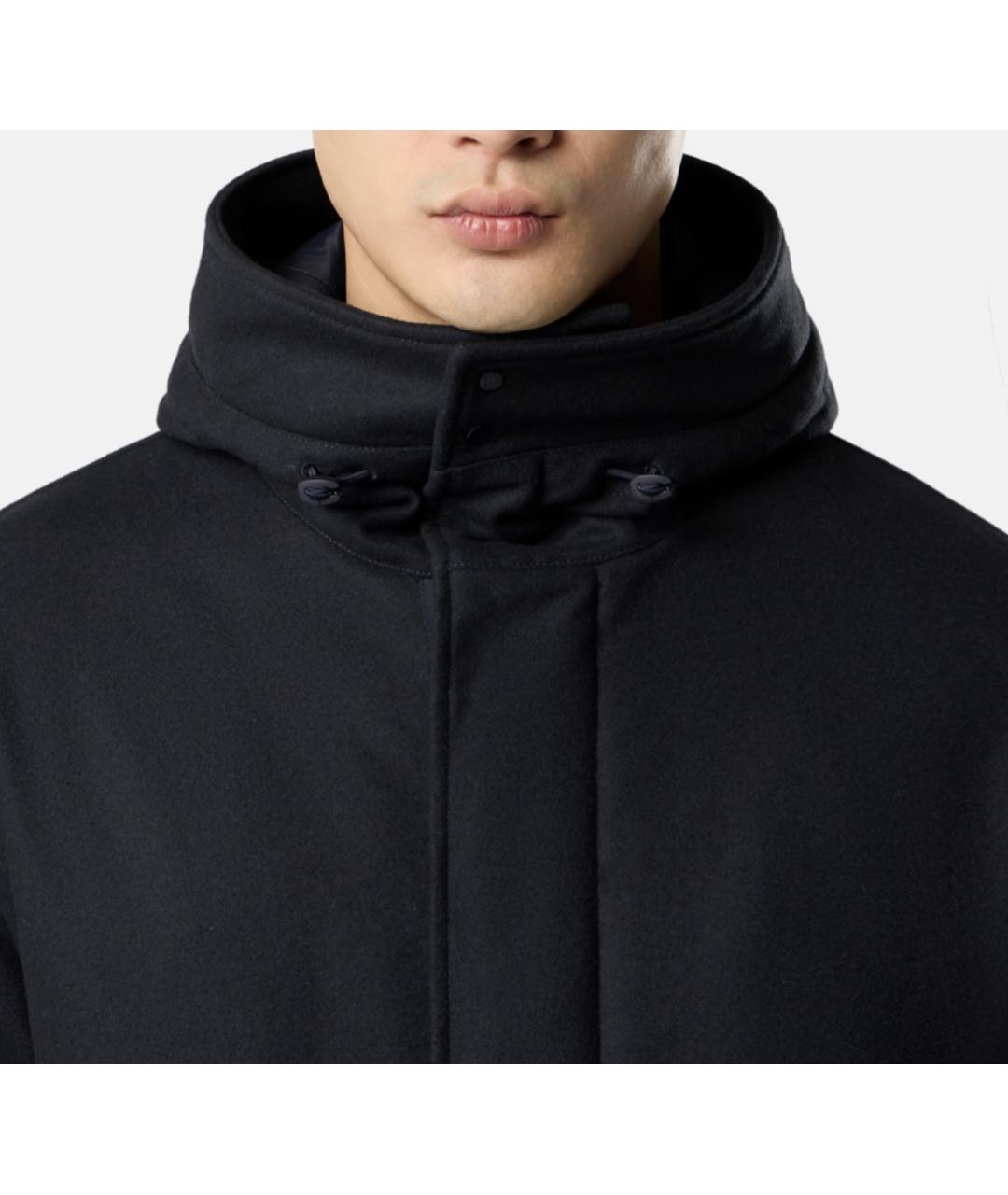 STONE ISLAND Темно-синяя шерстяная куртка, фото 4