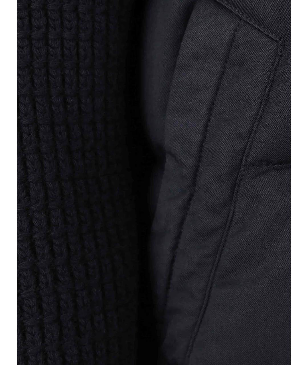 STONE ISLAND Темно-синий полиамидовый пуховик, фото 4