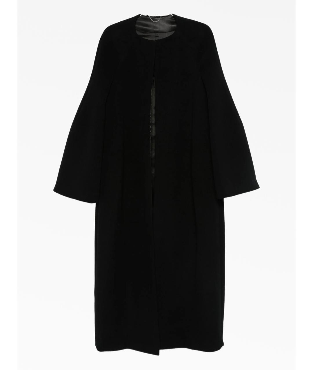 TOTEME Черное шерстяное пальто, фото 5