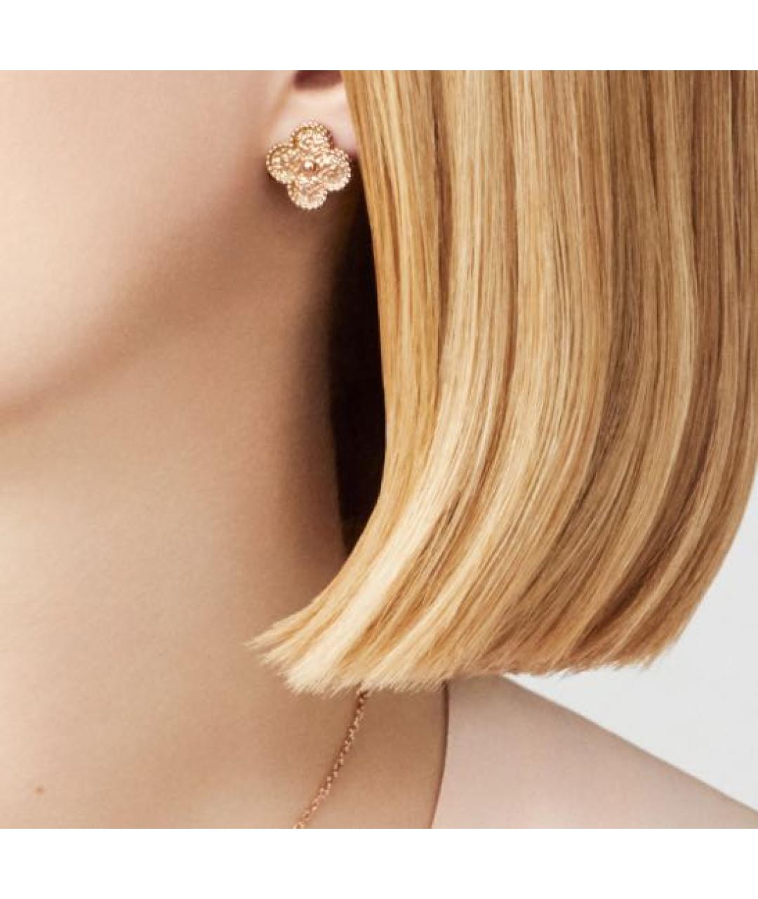 VAN CLEEF & ARPELS Серьги из розового золота, фото 3