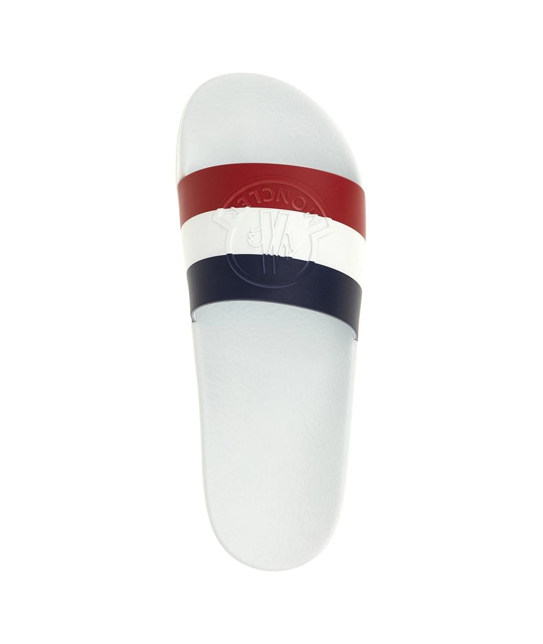 MONCLER Белые шлепанцы, фото 2