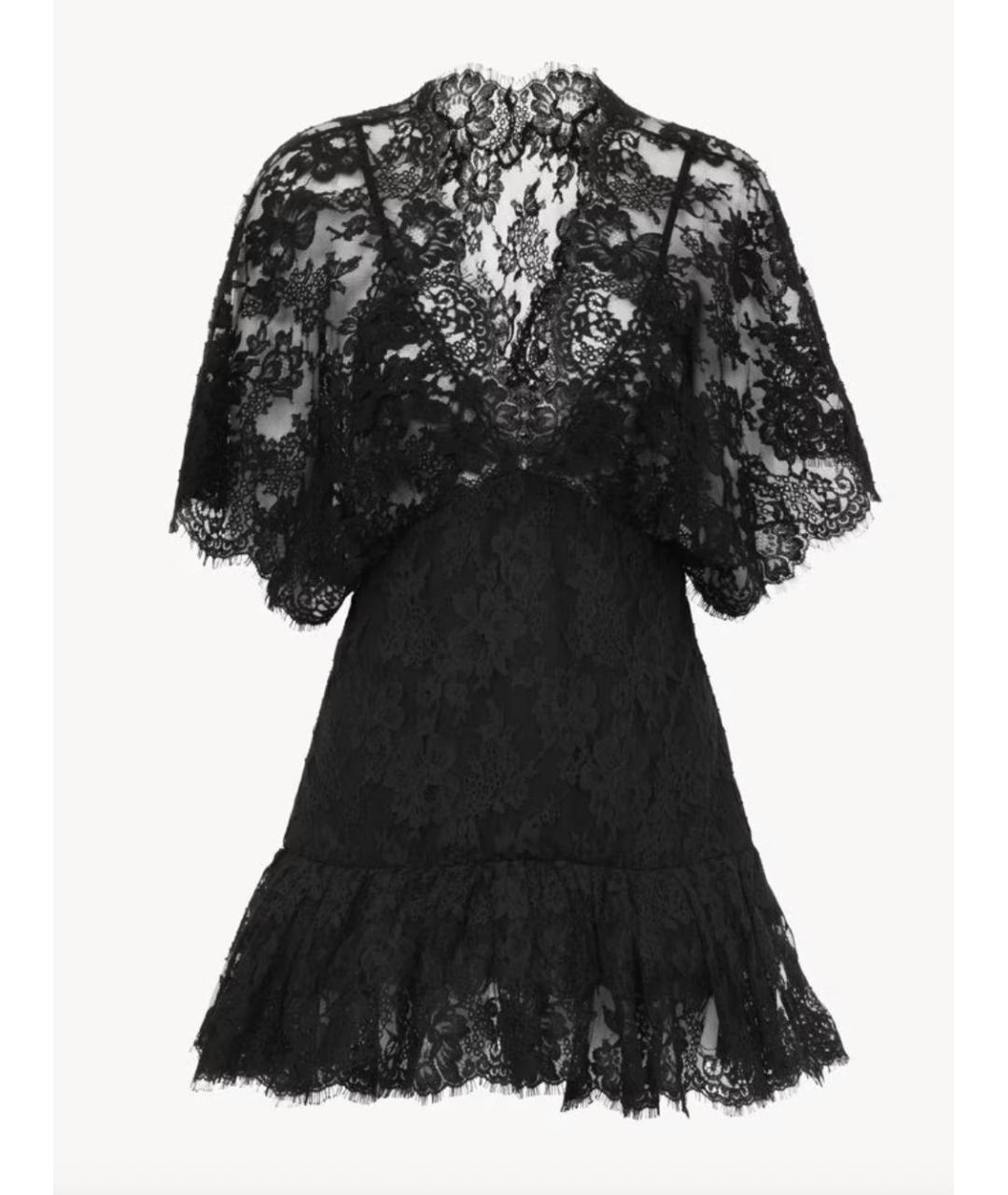 CHLOE Черная хлопко-эластановая блузы, фото 5