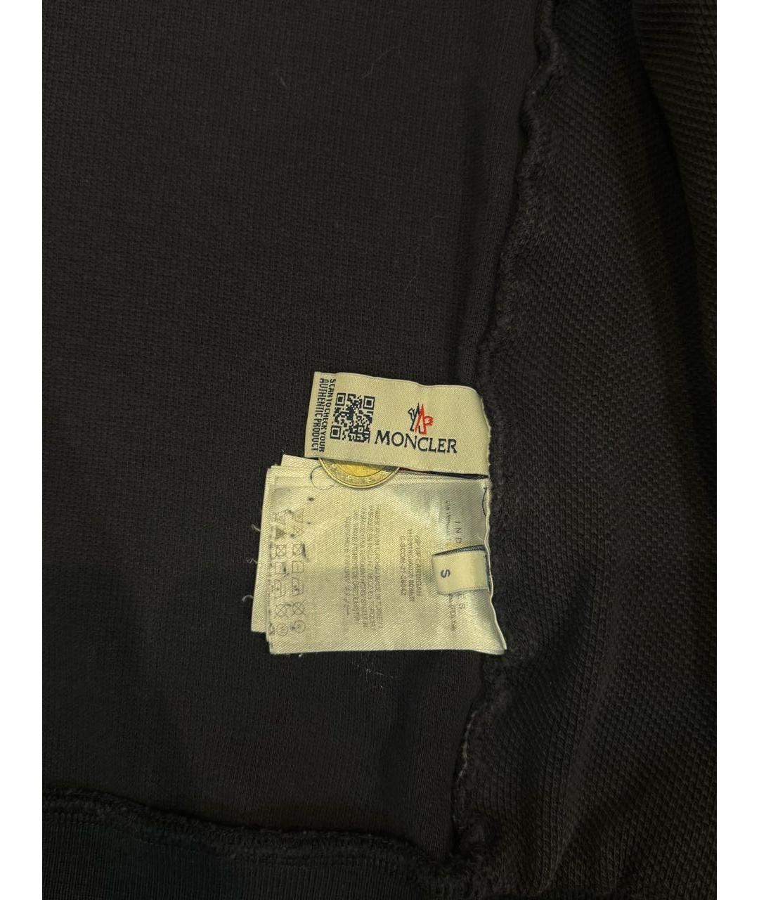 MONCLER Темно-синяя хлопковая куртка, фото 6