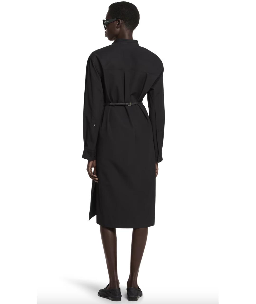 GUCCI Черное хлопковое повседневное платье, фото 4