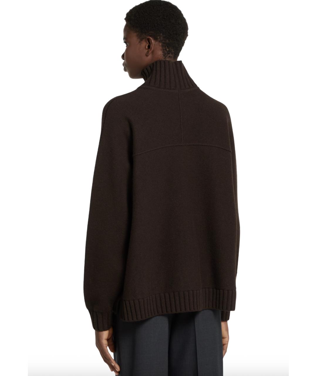 GUCCI Коричневый кашемировый джемпер / свитер, фото 3