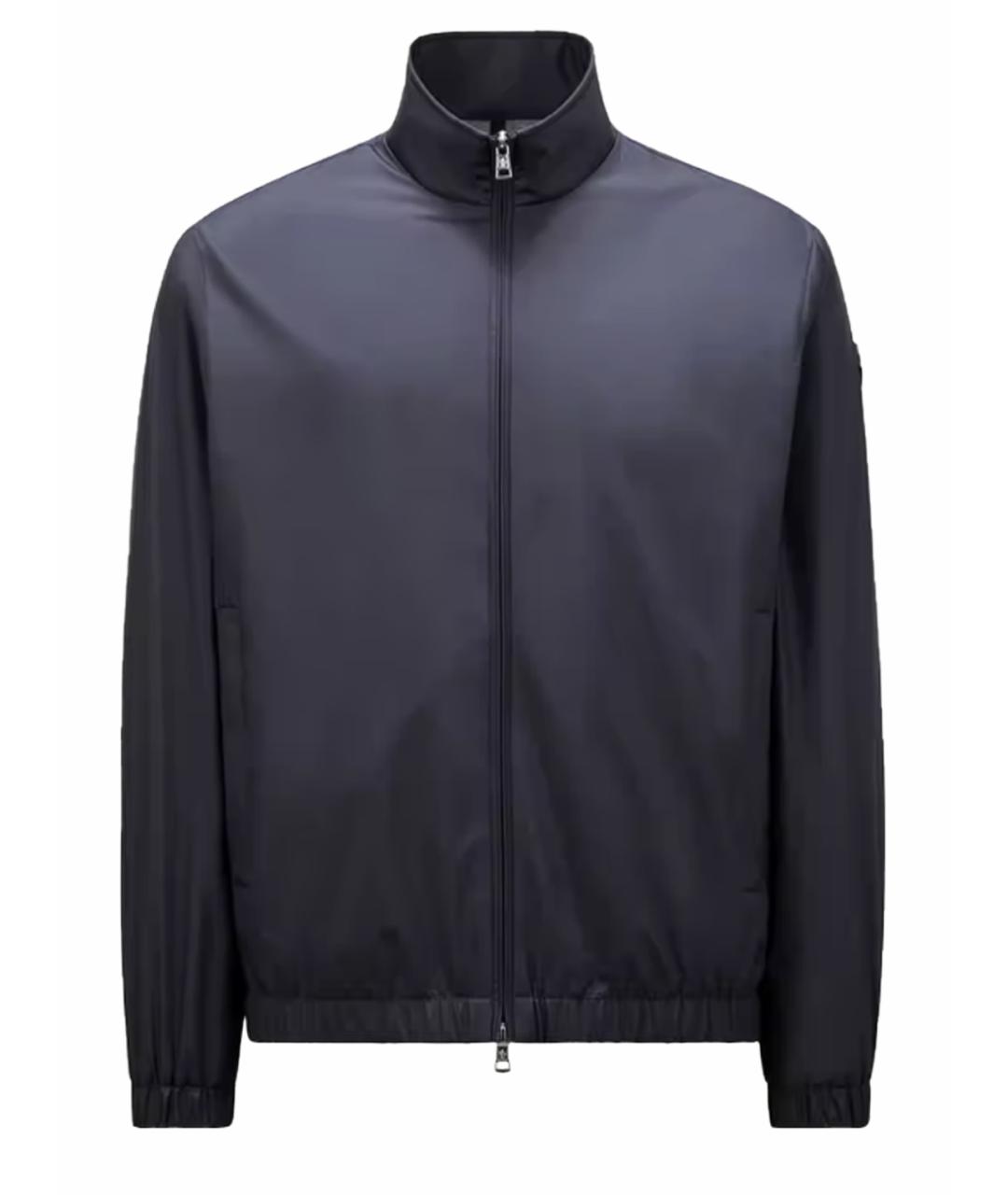MONCLER Синяя полиамидовая куртка, фото 1