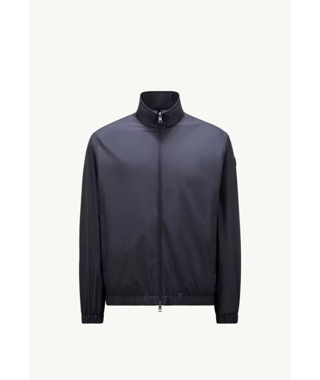 MONCLER Синяя полиамидовая куртка, фото 6