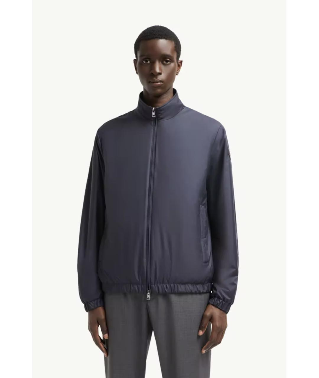 MONCLER Синяя полиамидовая куртка, фото 3