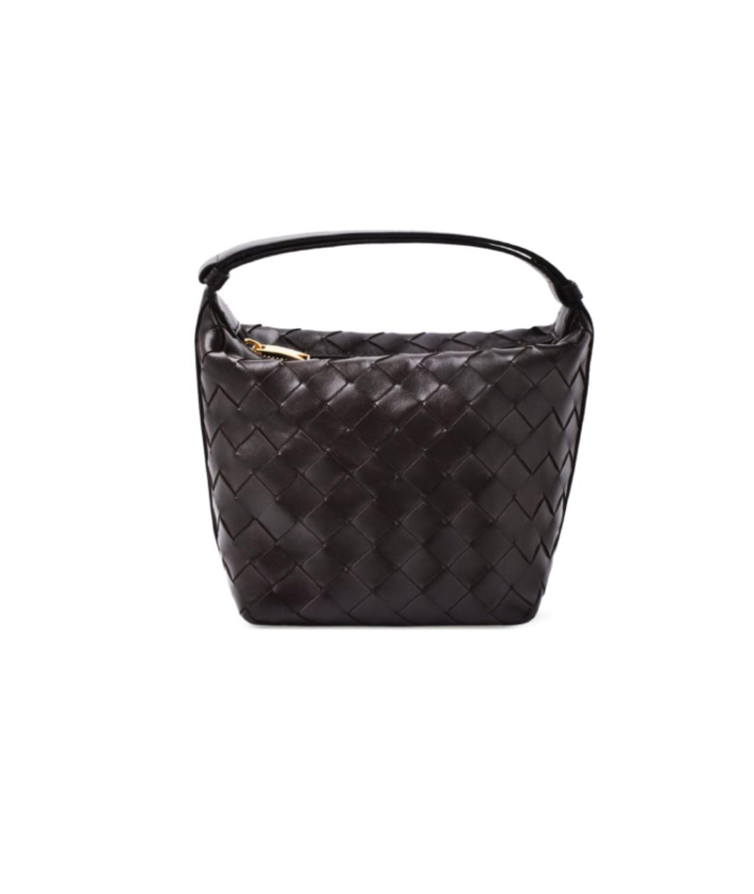 BOTTEGA VENETA Антрацитовая сумка через плечо, фото 1