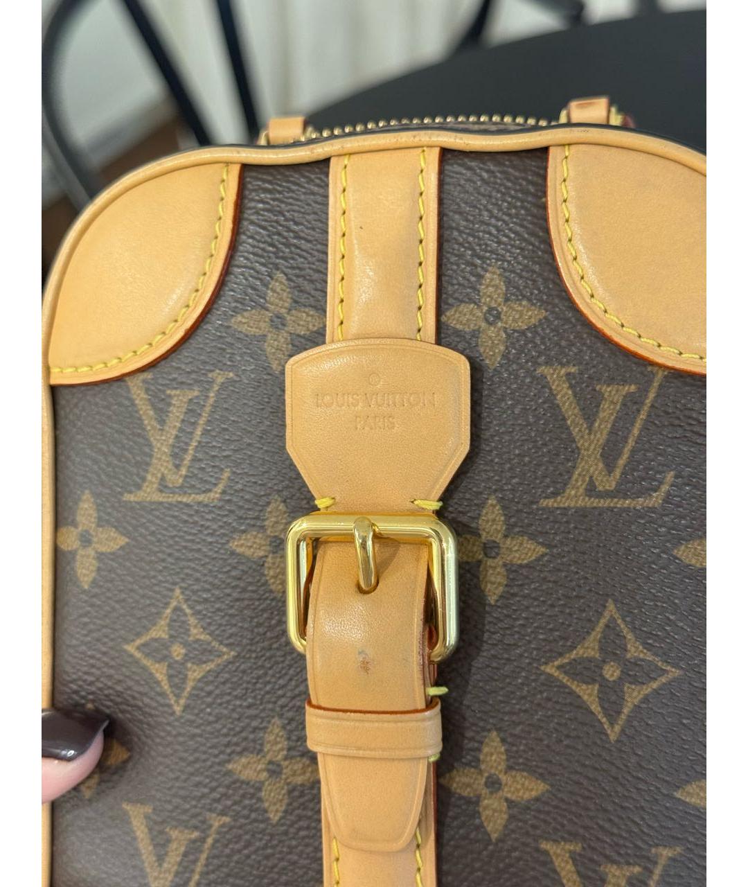 LOUIS VUITTON Коричневая сумка через плечо, фото 5