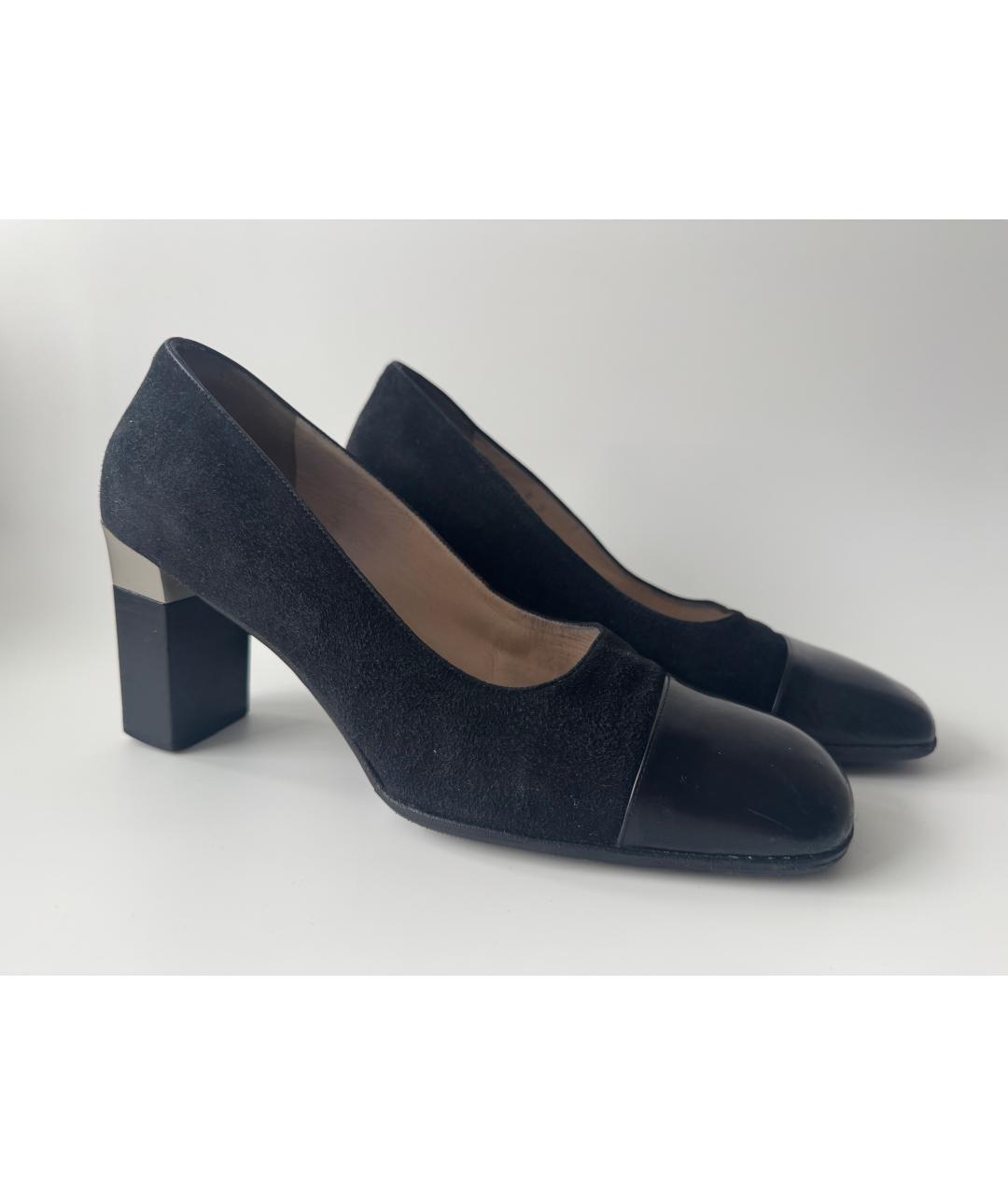 CHANEL Черные кожаные туфли, фото 10