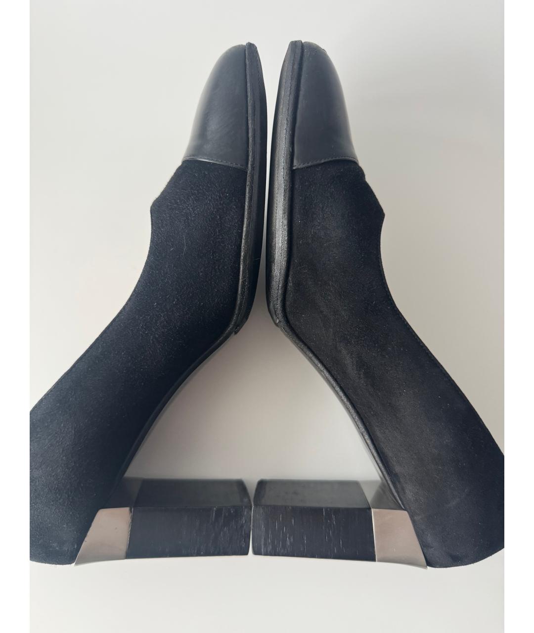CHANEL Черные кожаные туфли, фото 7
