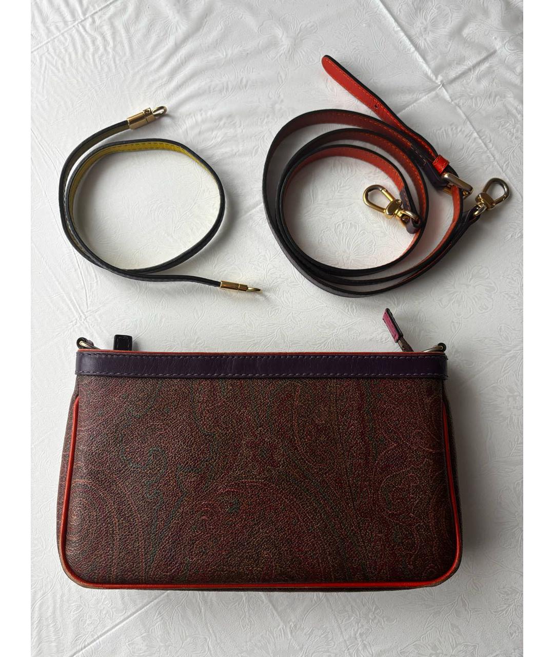 ETRO Мульти жаккардовая сумка с короткими ручками, фото 5