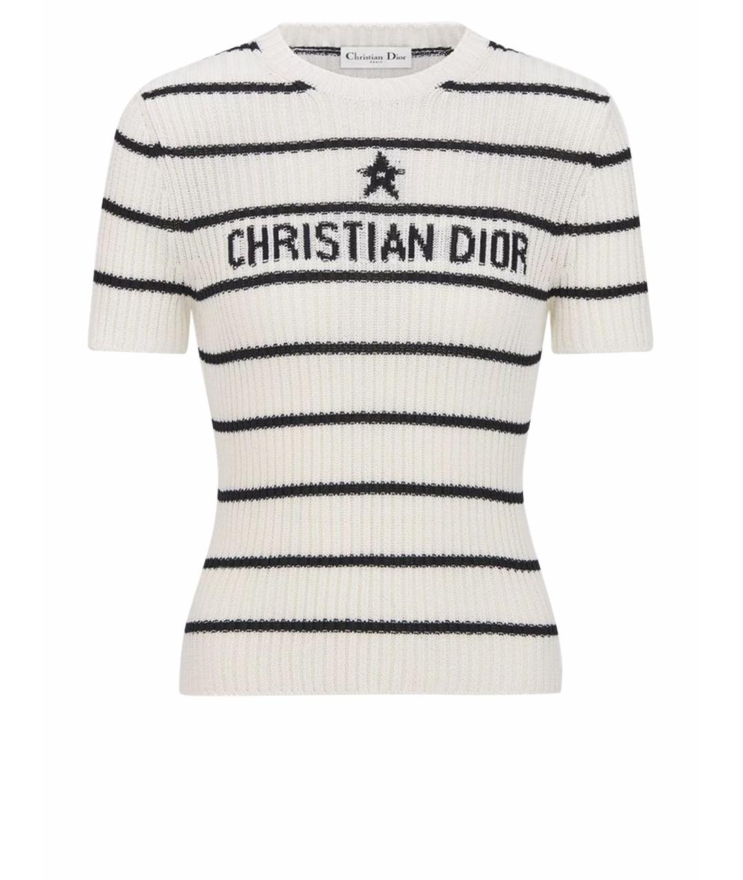 CHRISTIAN DIOR Белый джемпер / свитер, фото 1