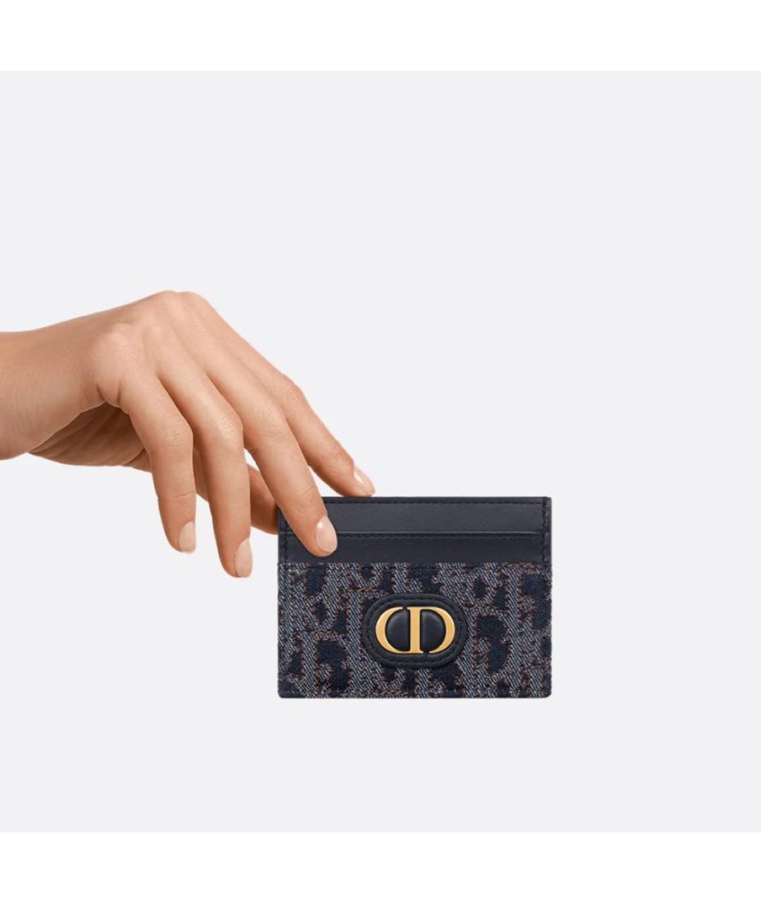 CHRISTIAN DIOR Синий кардхолдер, фото 2