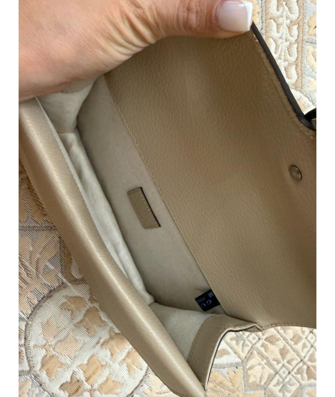 GUCCI Бежевая сумка через плечо, фото 4